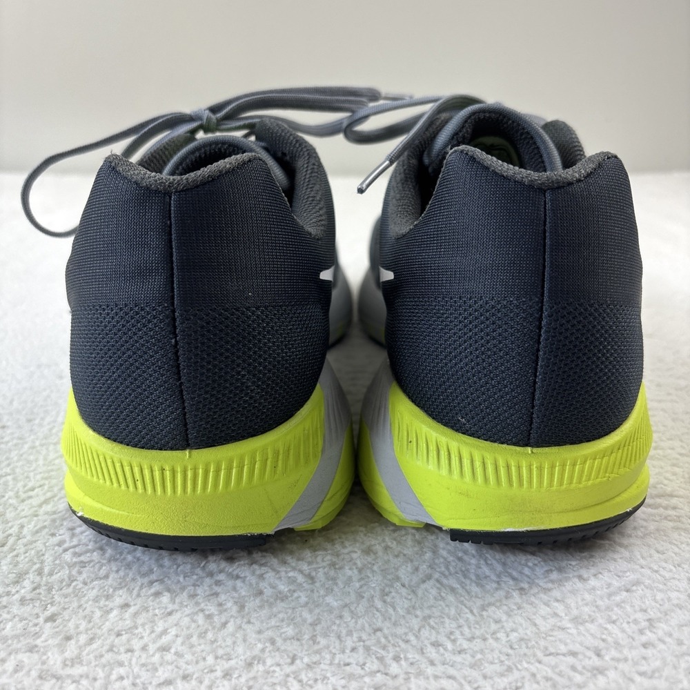 NIKE 'Zoom Structure 21' Mens Running Shoes Size 13 Gray/Volt Athletic Sneakers - Picture 11 of 13